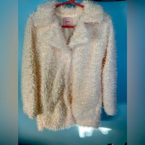 Candies Teddy Bear Cream Coat
